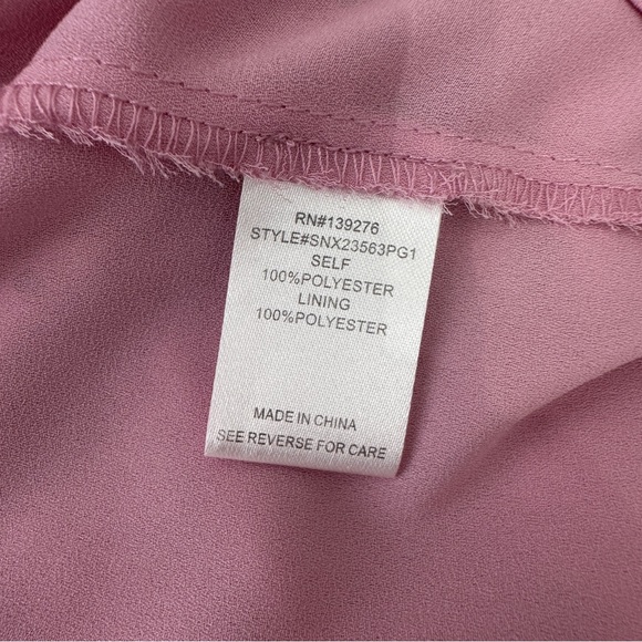 Les Serein pink floral sleeveless shirt Size 1X - Picture 11 of 12